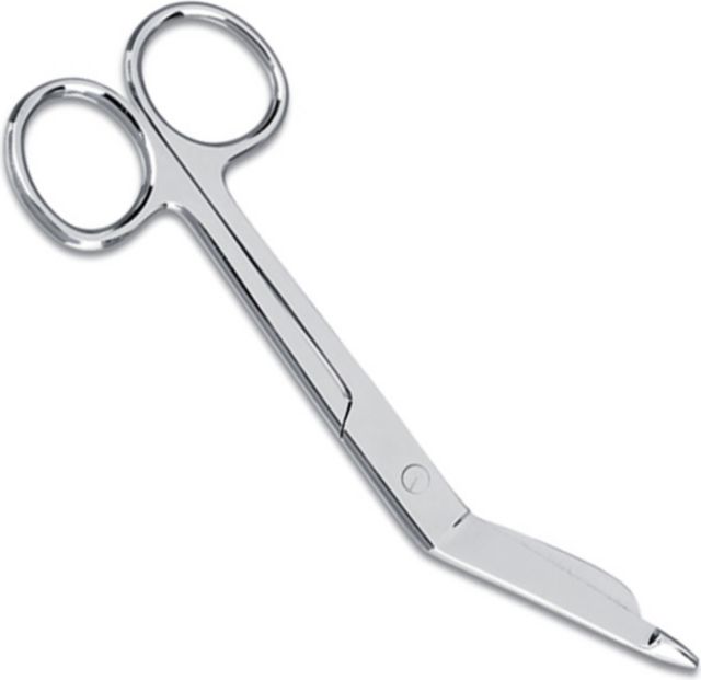 5.5IN BANDAGE SCISSOR-LEFT HANDED-POLY BAG