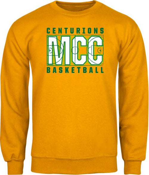 Montcalm Fleece Crew Montcalm Centurions Basketball Design