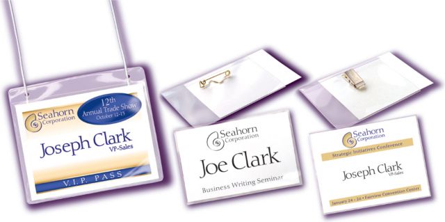 NAME BADGE CLIP STYLE CLR