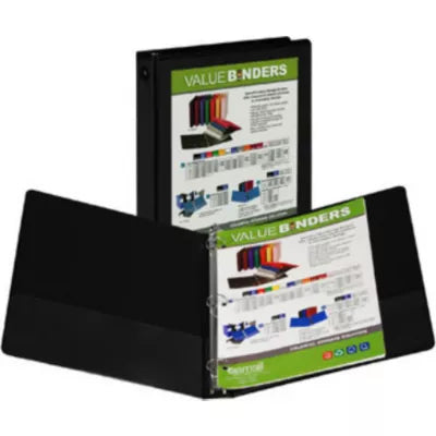 BINDER 1" CLEAR VIEW BLACK - New (SKU: 8411801)
